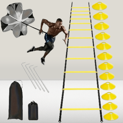 Kit entrainement foot - SetSoccerTraining™ - Jaune