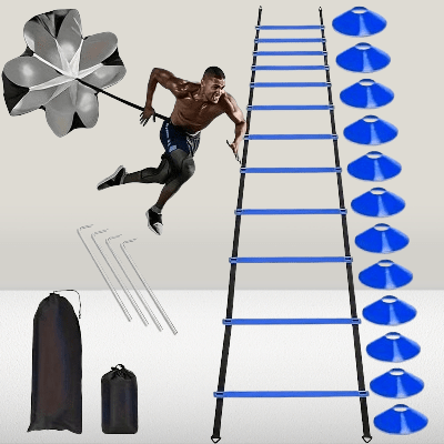 Kit entrainement foot - SetSoccerTraining™ - Bleu