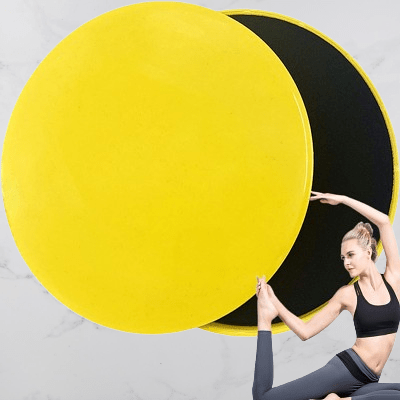 Disque de Glisse - FitnessDisc™ - Jaune