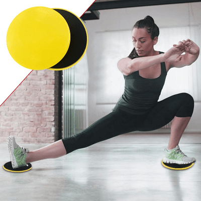 Disque de Glisse - FitnessDisc™ - Jaune
