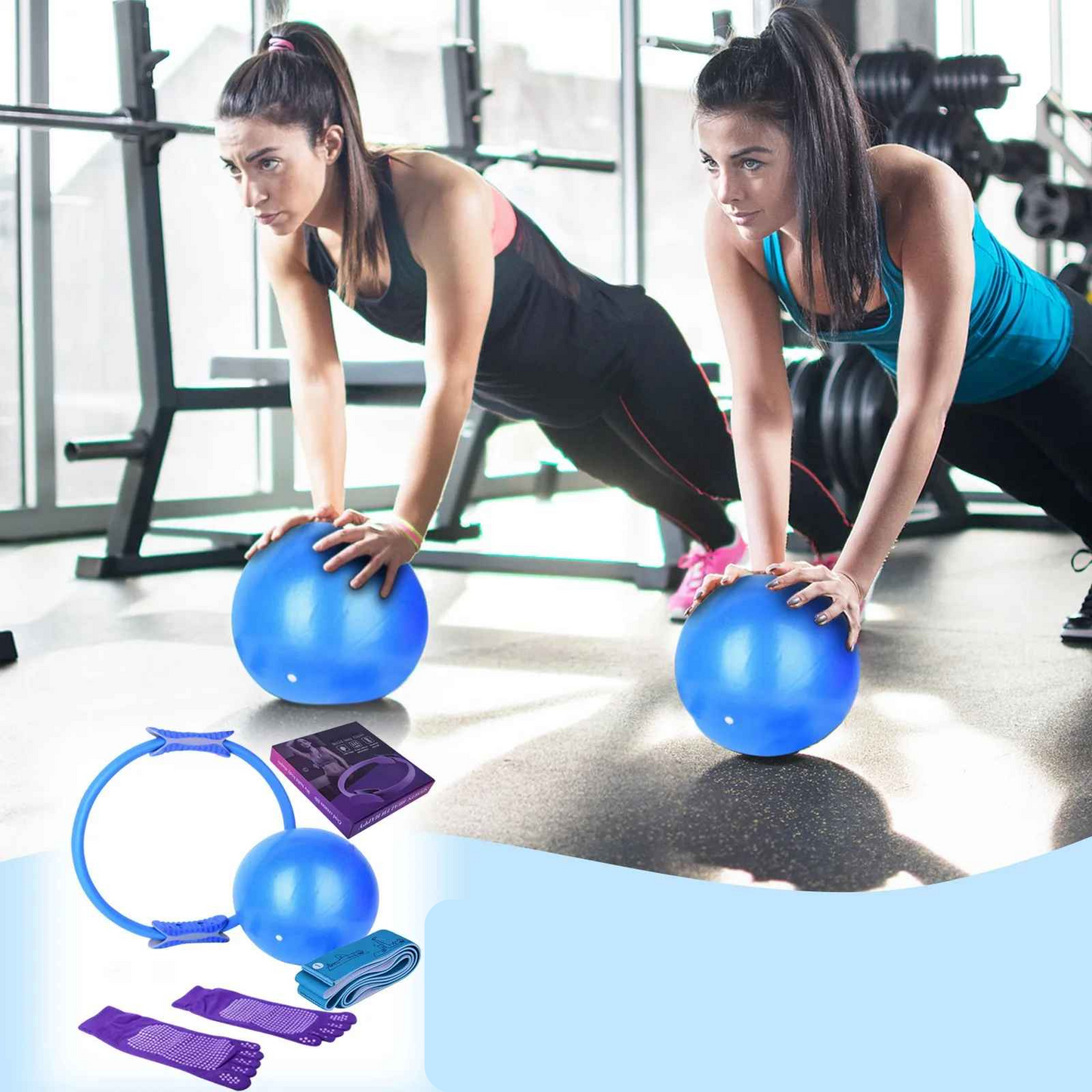 anneau pilates femme gym