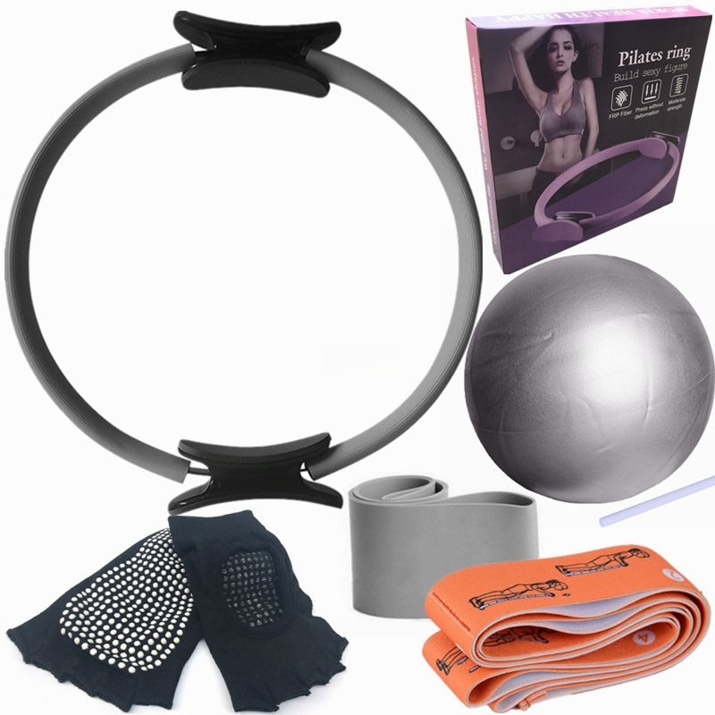 anneau pilates gris orange