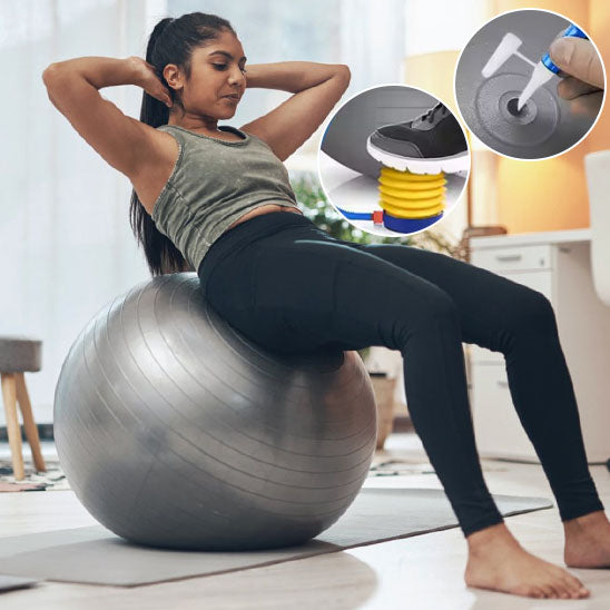 ballon yoga femme bureau