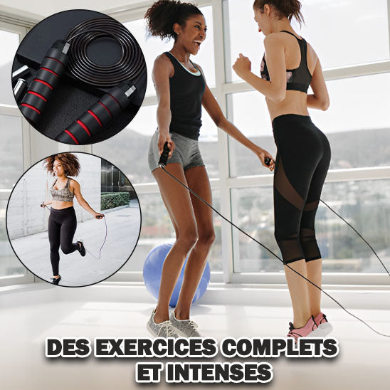 corde a sauter deux femmes saute