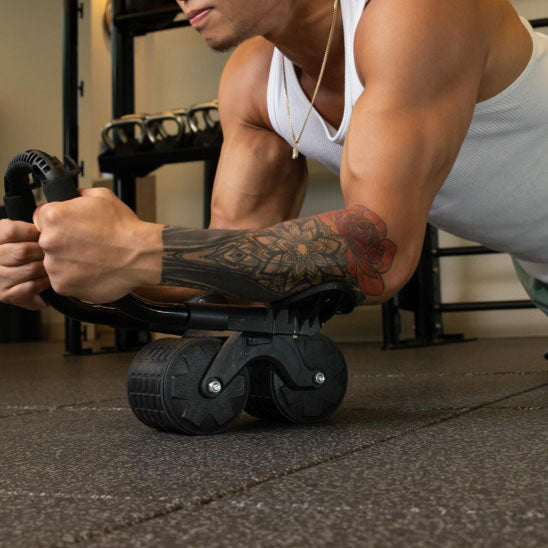 roue abdominale homme gym