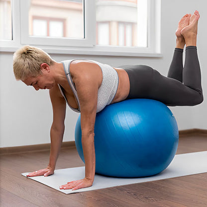 ballon yoga femme ventre