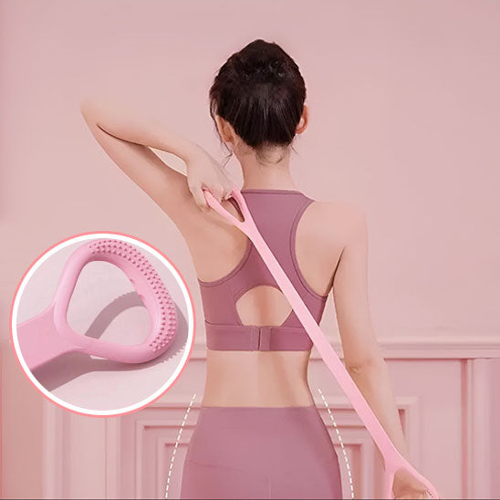 elastique musculation femme bras arriere