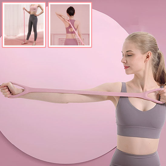 elastique musculation femme bras avant