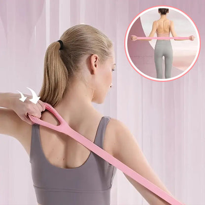 elastique musculation femme epaule arriere