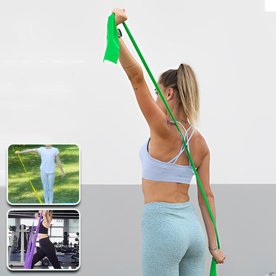 elastique musculation femme exterieur gym