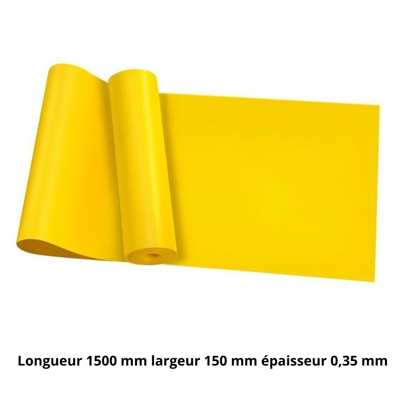 elastique musculation jaune