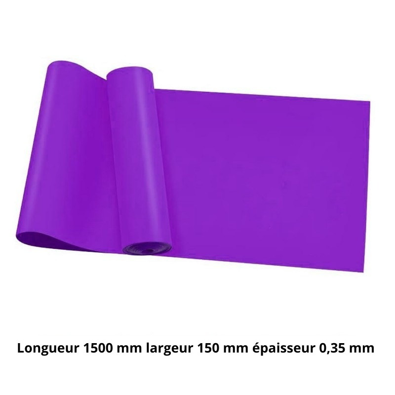 elastique musculation mauve