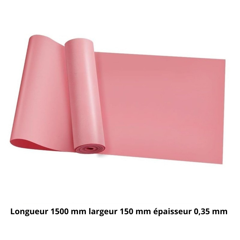 elastique musculation rose