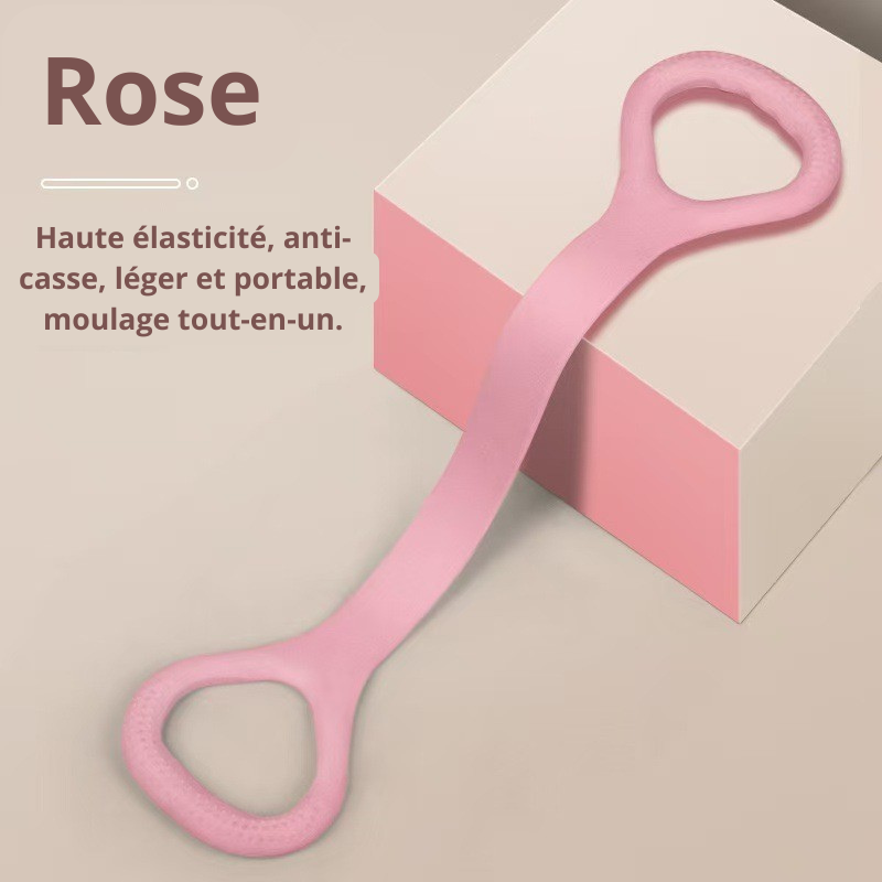 elastique musculation rose