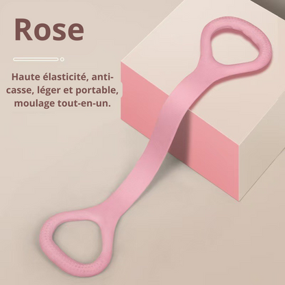 elastique musculation rose