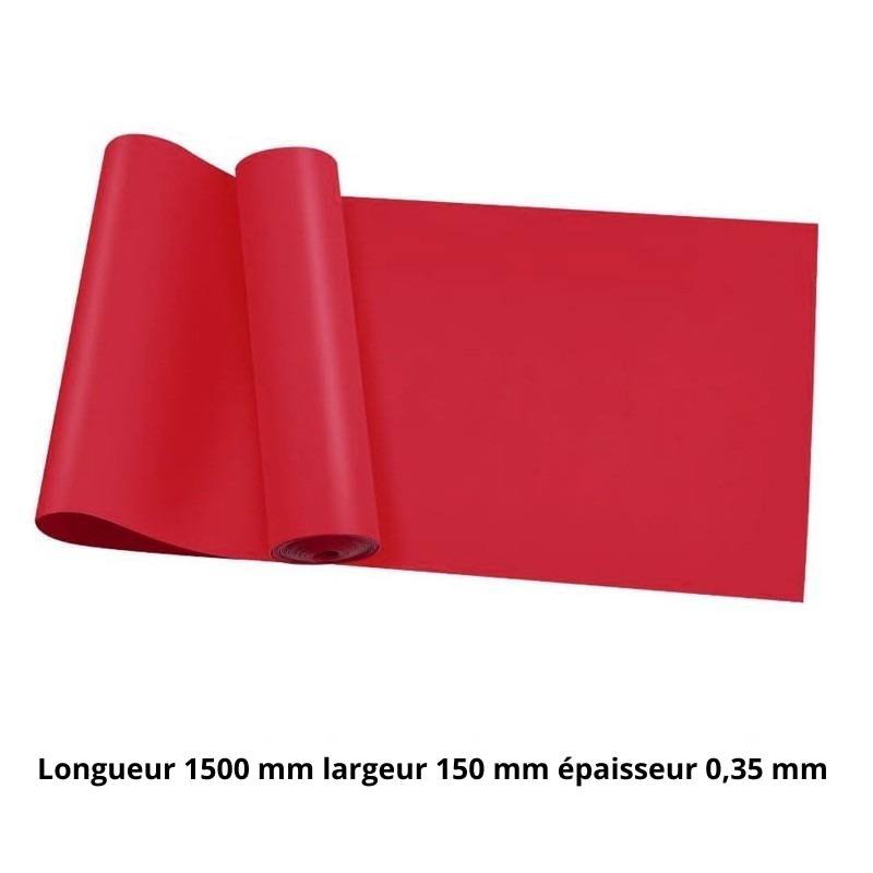 elastique musculation rouge
