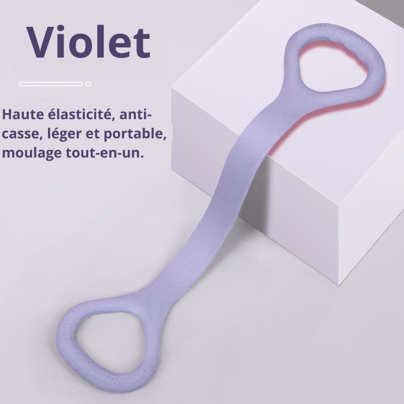 elastique musculation violet