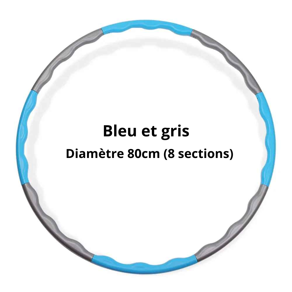 hula hoop bleu gris
