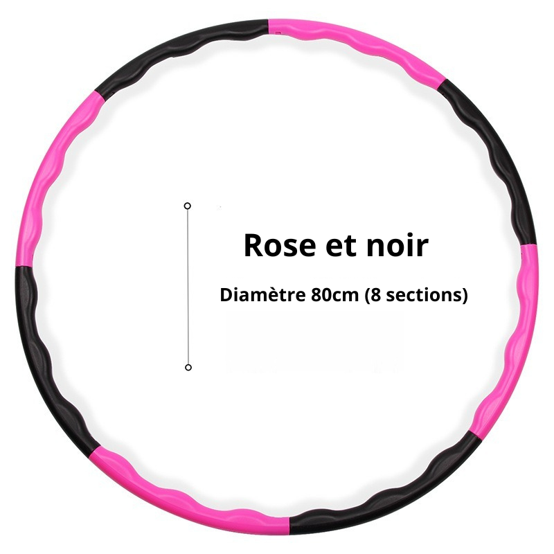 hula hoop rose noir