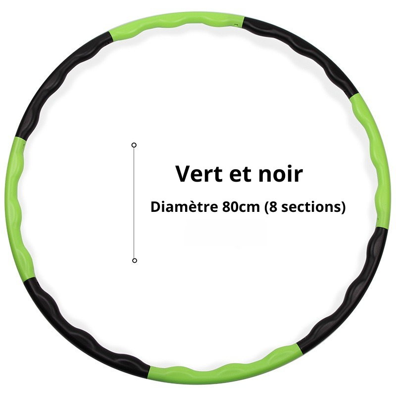 hula hoop vert noir