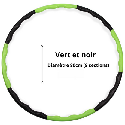 hula hoop vert noir