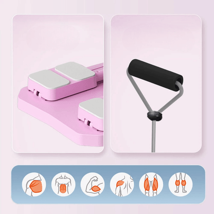 Exercice Abdominaux - AbdominalExerciseBoard™ - Rose Mauve