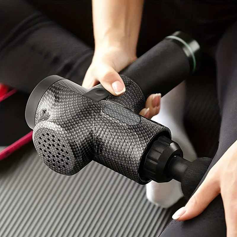 pistolet de massage femme cuisse