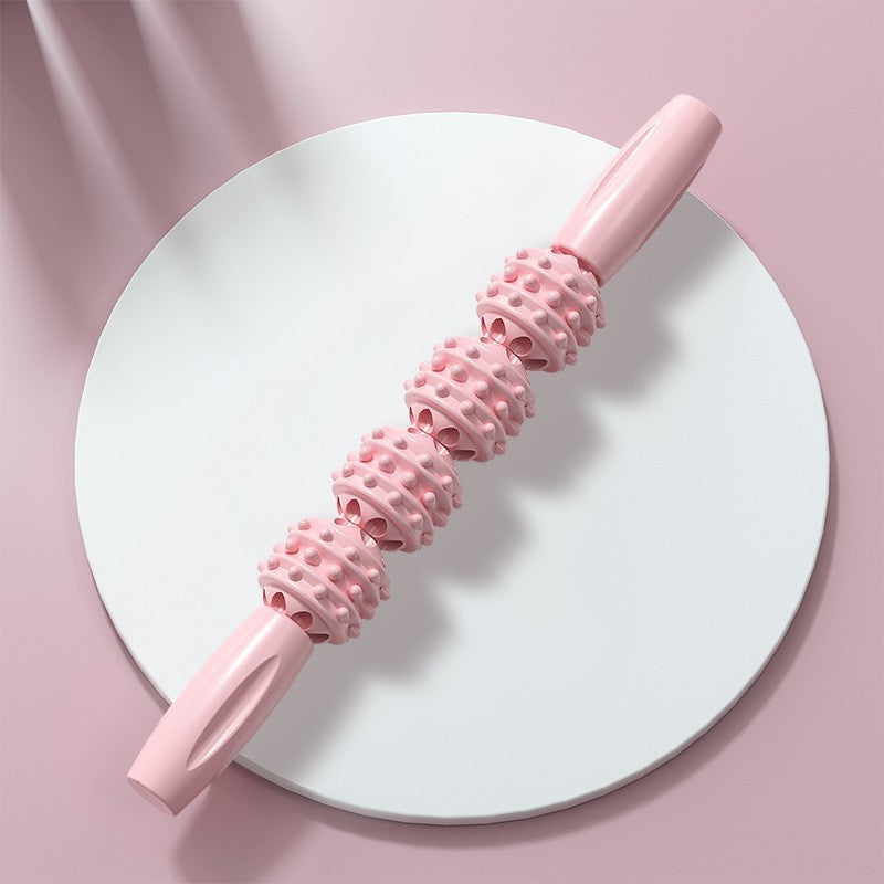 rouleau de massage rose
