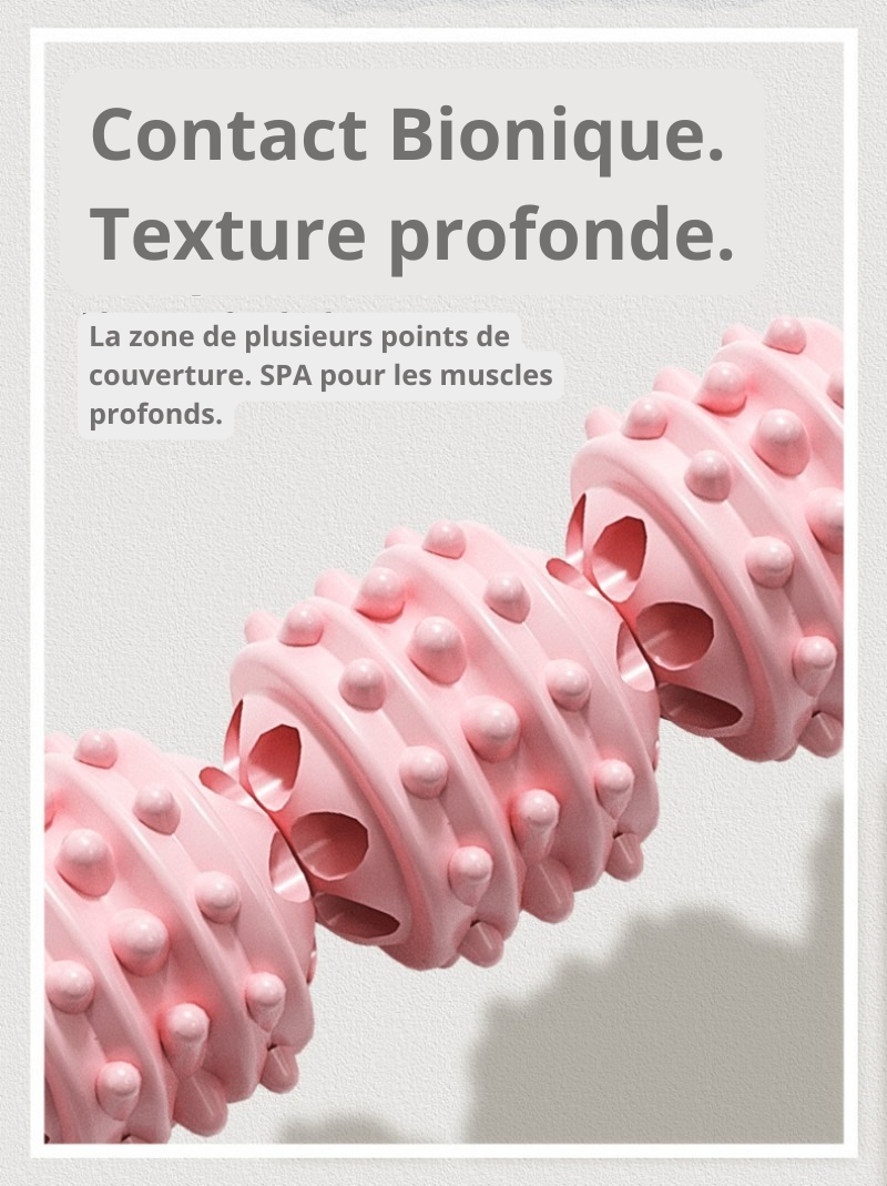 rouleau de massage texture