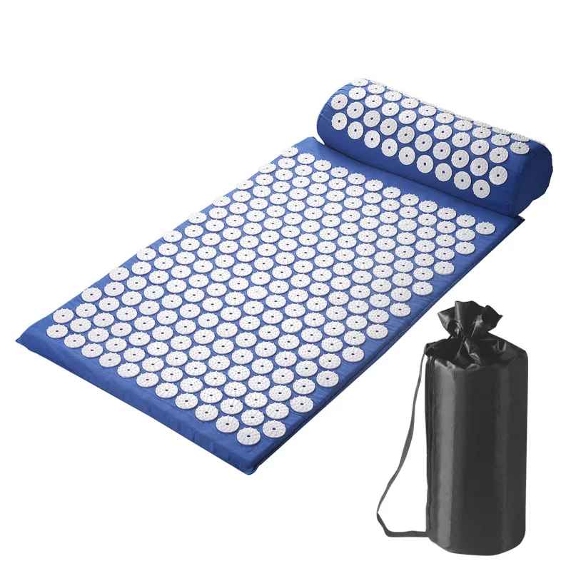 tapis acupression bleu