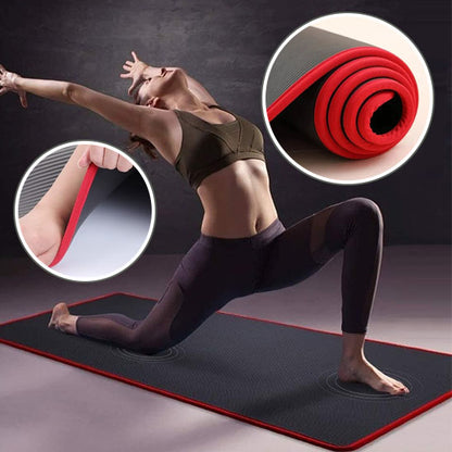 tapis de gym femme etirement bras haut resistant