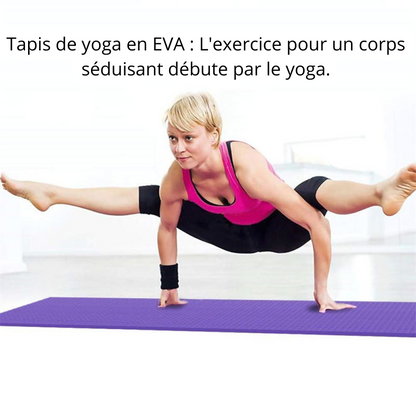 tapis de yoga femme grand ecart