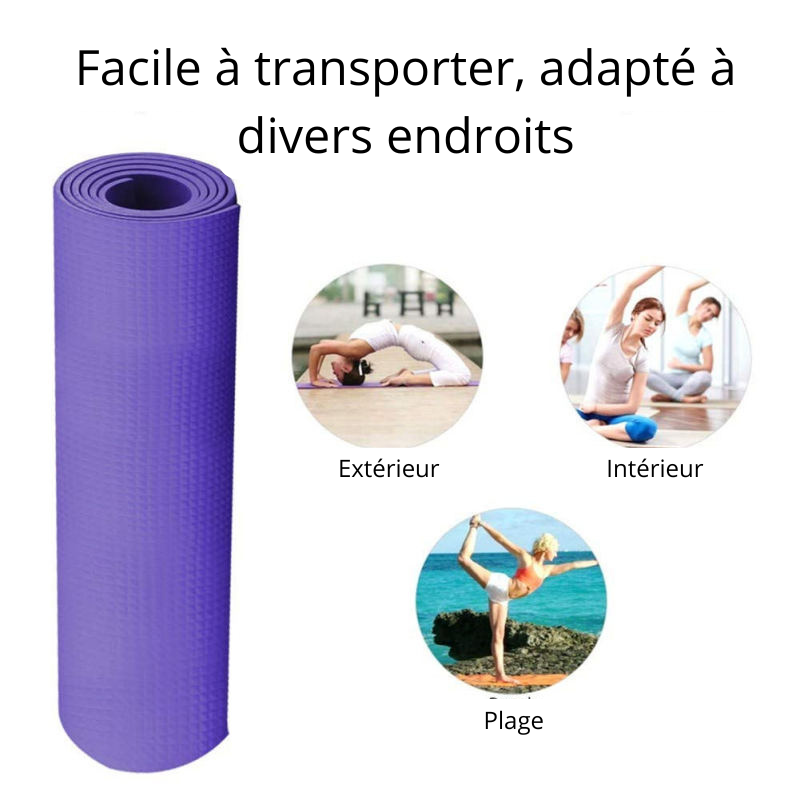 tapis de yoga interieur exterieur plage