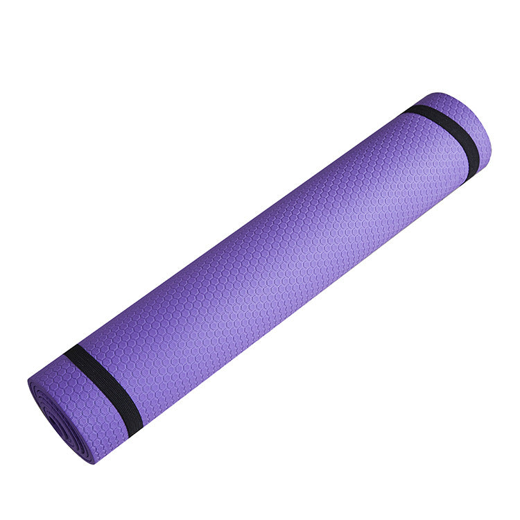 tapis de yoga mauve