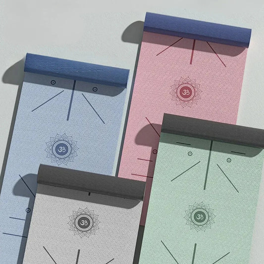 tapis de yoga obliques couleurs