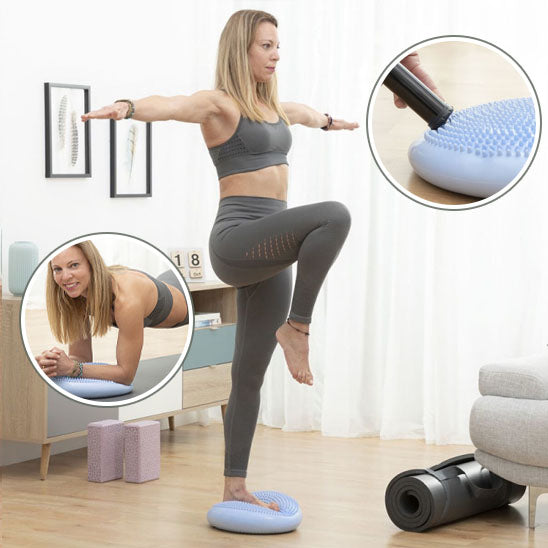 tapis pilates femme equilibre